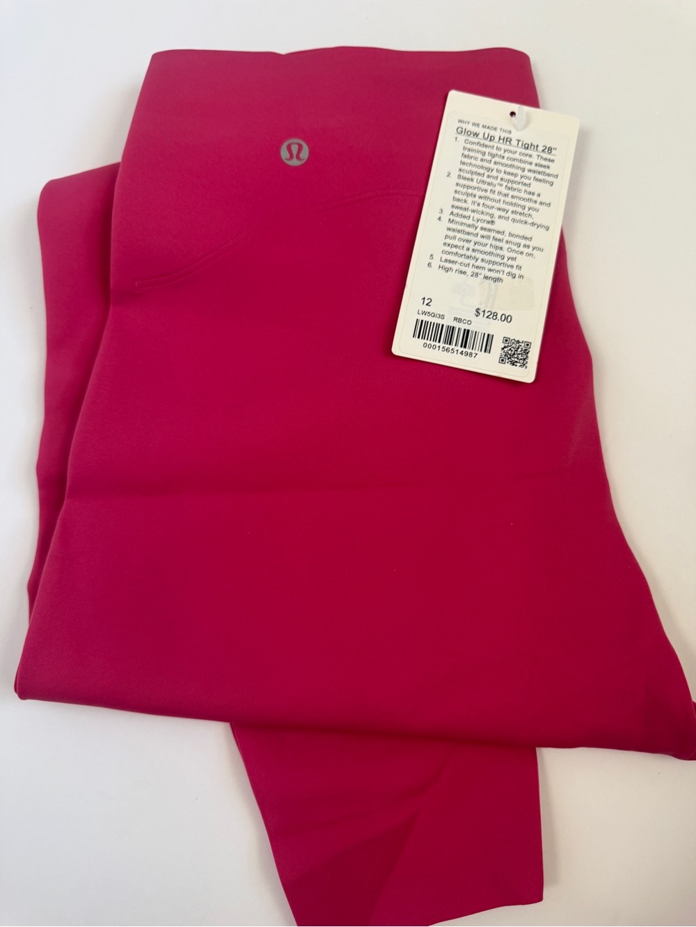 NWT Lululemon Glow Up High-Rise Tight 28" in Washed Blue Size 10